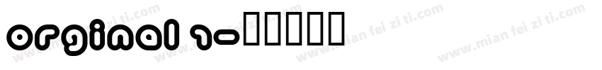 orginal 1字体转换